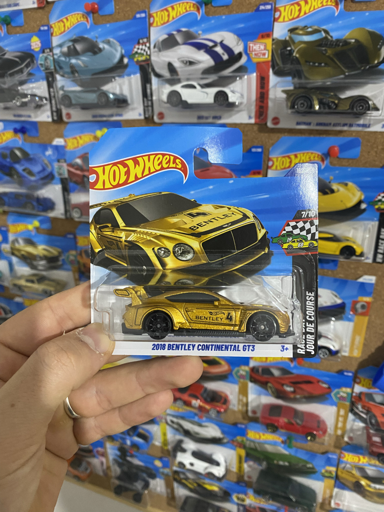 Hotwheels  2018 BENTLEY CONTINENTAL GT3 3+ Resimli Kişiye Özel