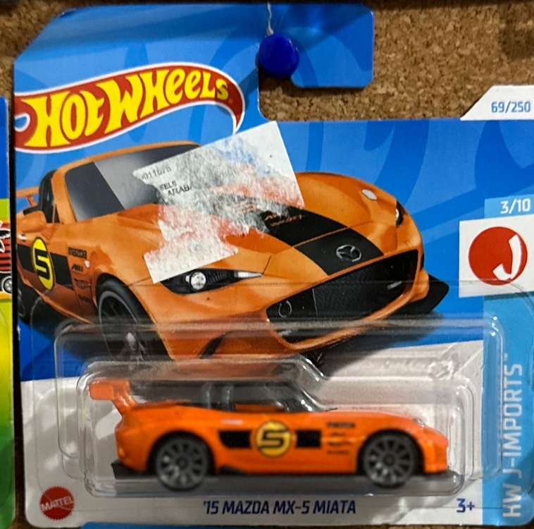 Hotwheels 15 MAZDA MX-5 MIATA hot wheels Resimli Kişiye Özel