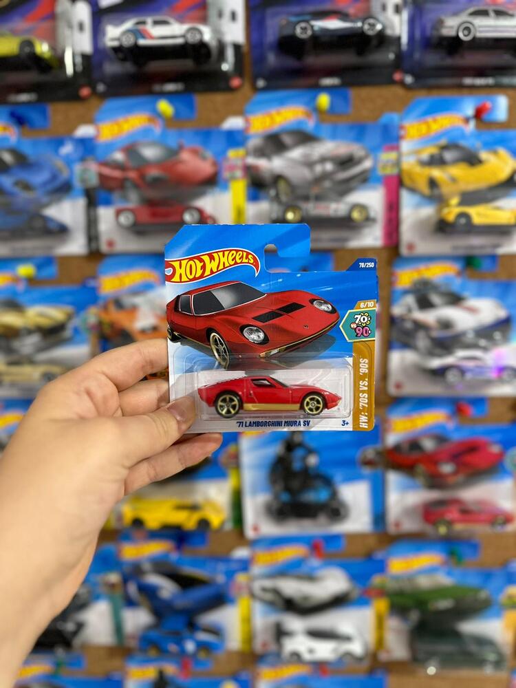 Hotwheels LAMBORGHINI MIURA SV Resimli Kişiye Özel 