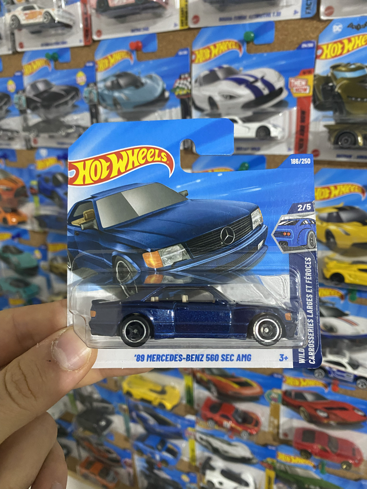 Hotwheels 89 MERCEDES-BENZ 560 SEC AMG Resimli Kişiye Özel