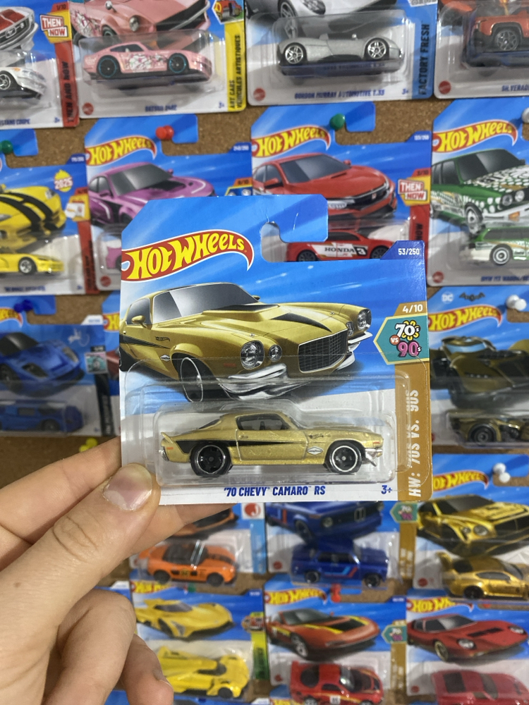 Hotwheels 70 CHEVY CAMARO RS Resimli Kişiye Özel 