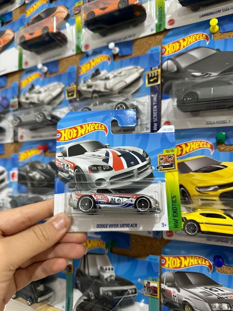 Hotwheels DODGE VIPER SRT10 ACR Resimli Kişiye Özel