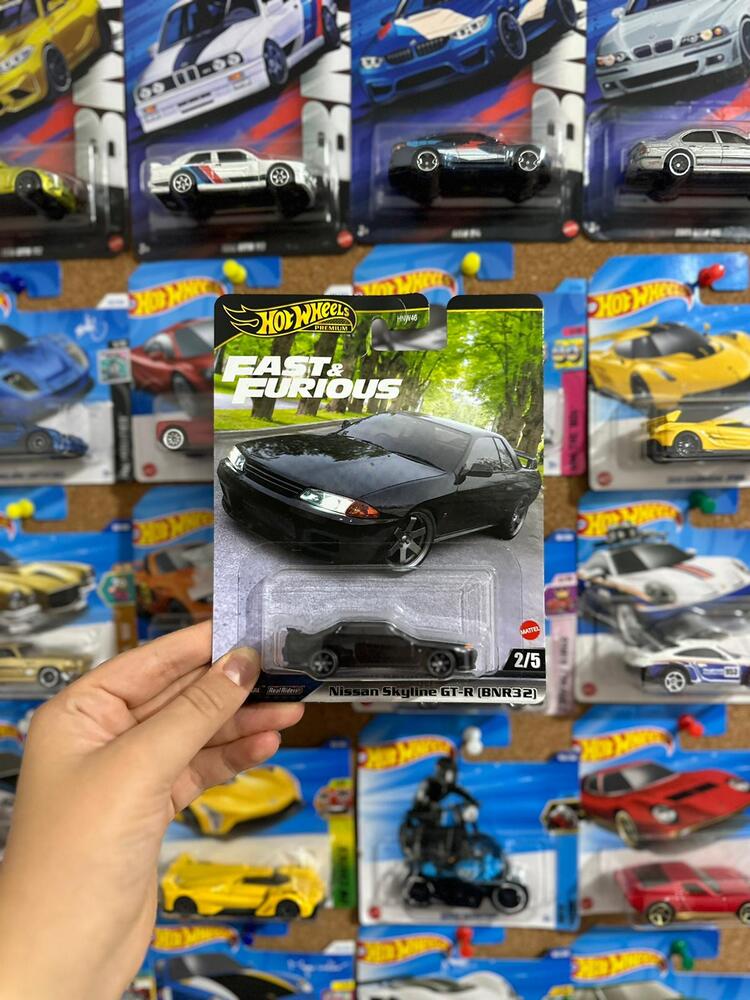 Hotwheels NISSAN SKYLİNE GTR (BNR32) Resimli Kişiye Özel