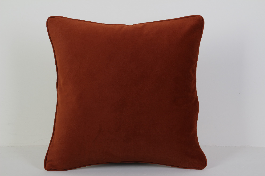 Biyeli Çift Taraflı Dekoratif Kırlent Kılıfı 45x45 cm