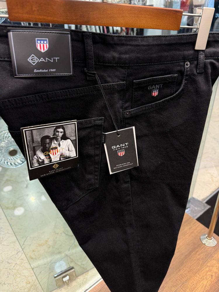 GANT Straight Fit Jean Siyah
