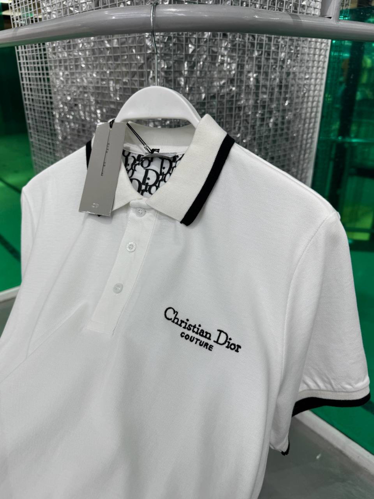 CHRISTIAN DIOR Beyaz Polo Yaka T-Shirt