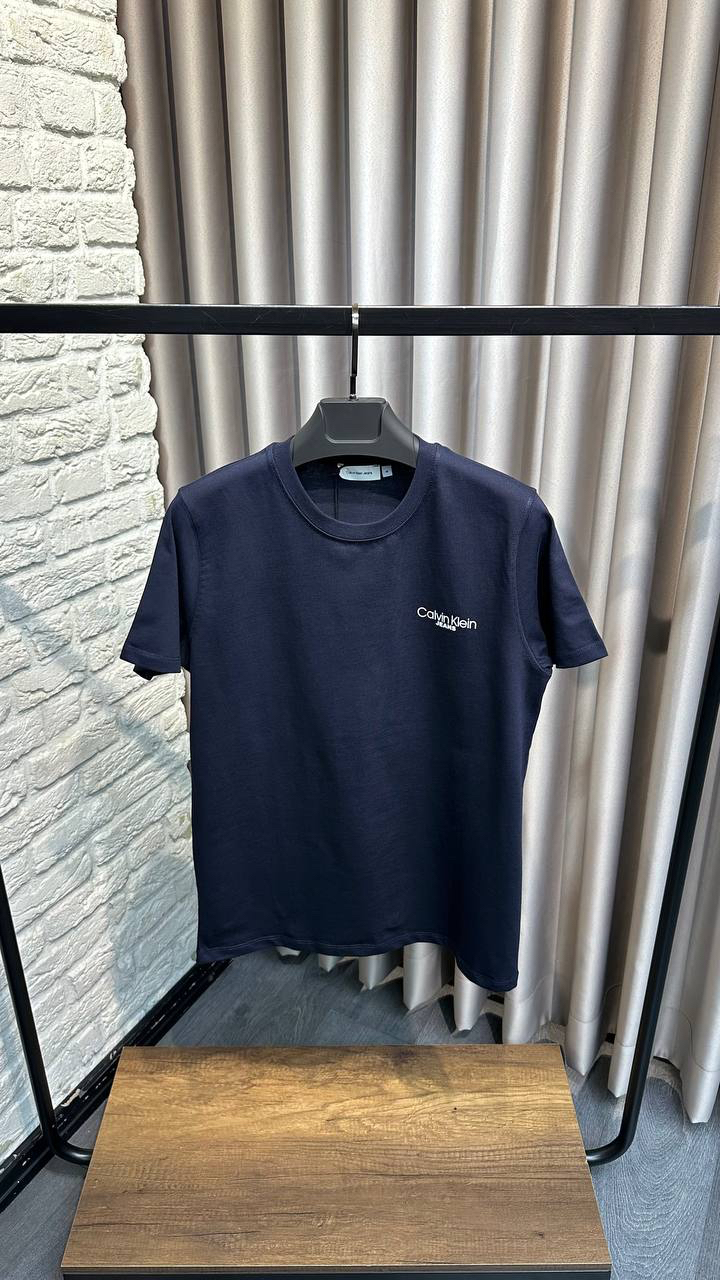 CK Lacivert Pamuklu T-Shirt
