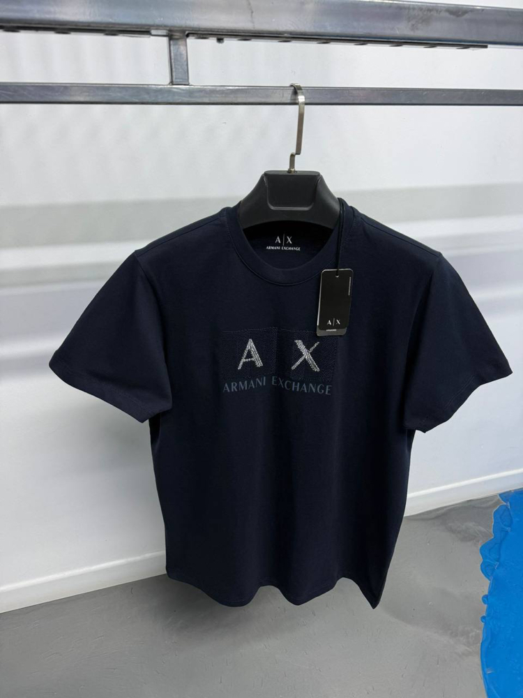 ARMANI EXCHANGE Logo T-shirt Lacivert 