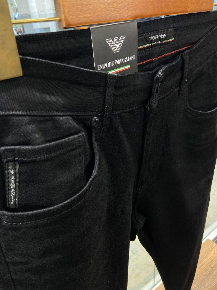EMPERIO ARMANI Black Denim Jean
