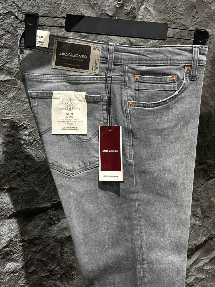 JACK&JONES Slim Fit Denim Grey