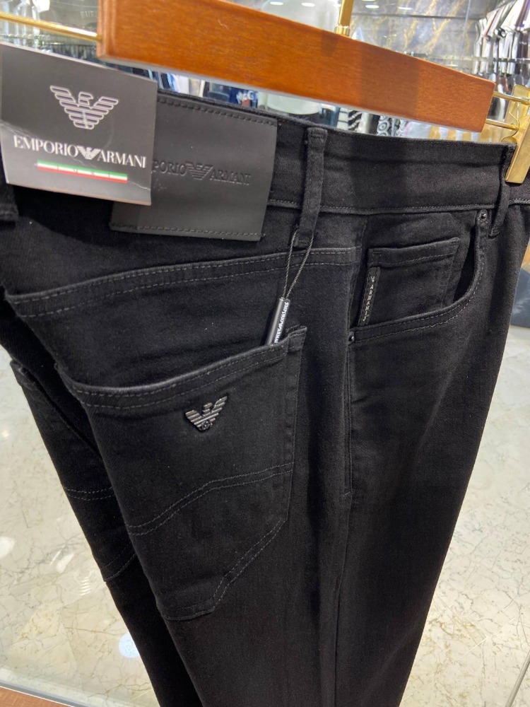 EMPERIO ARMANI Black Denim Jean