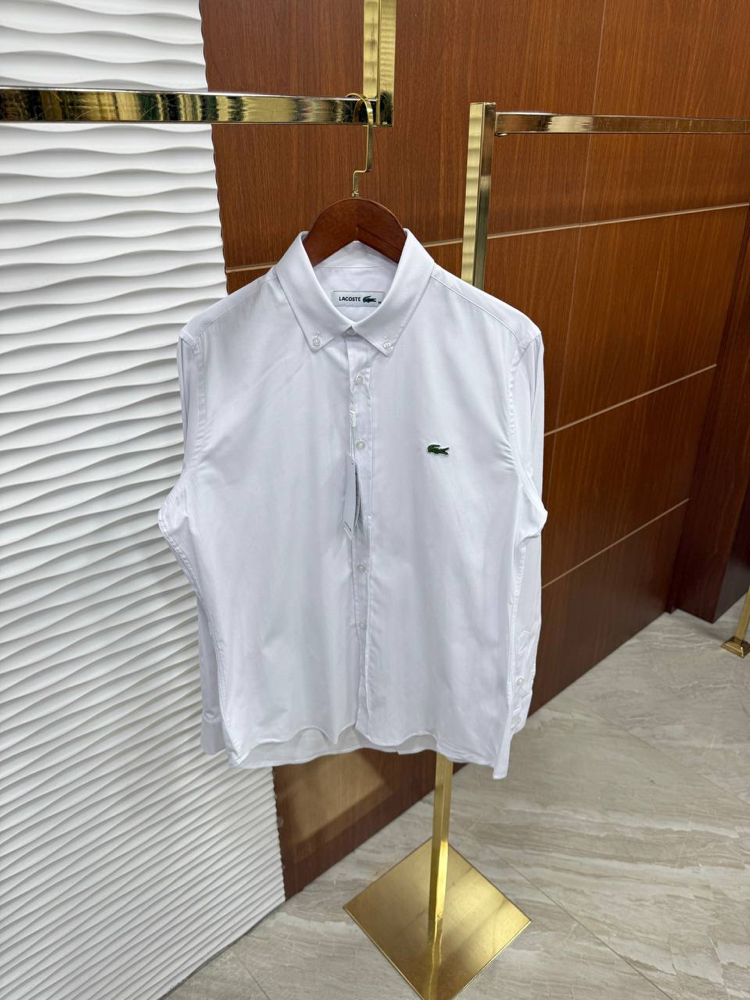 LACOSTE Slim Fit Gömlek Beyaz