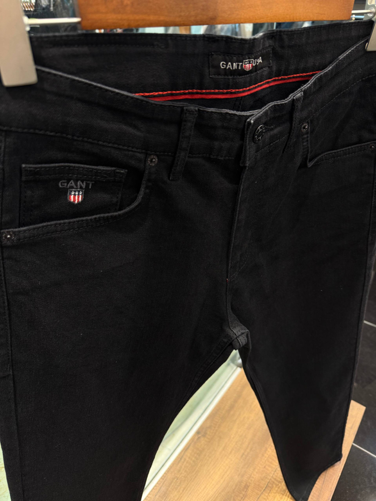 GANT Straight Fit Jean Siyah