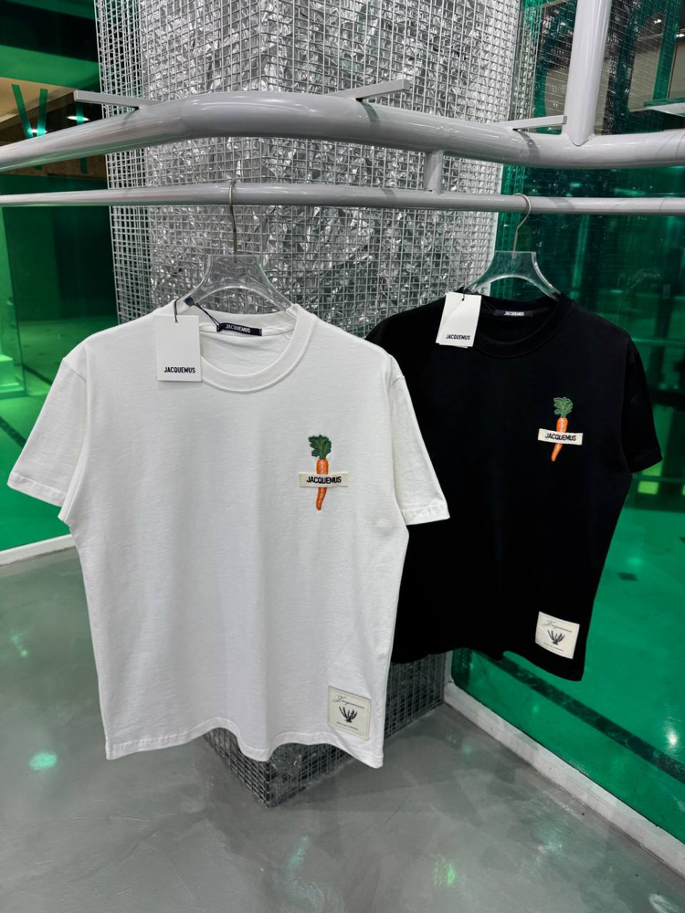 JACQUEMUS Siyah Pamuklu T-Shirt