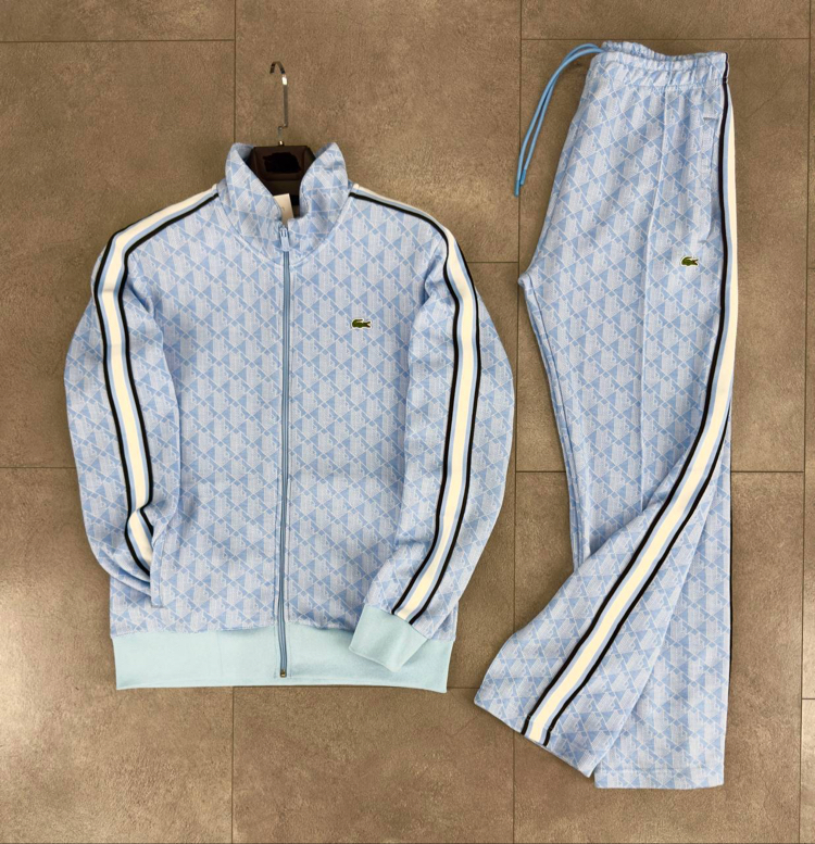 LACOSTE Monogram Eşofman Üst Bebek Mavisi