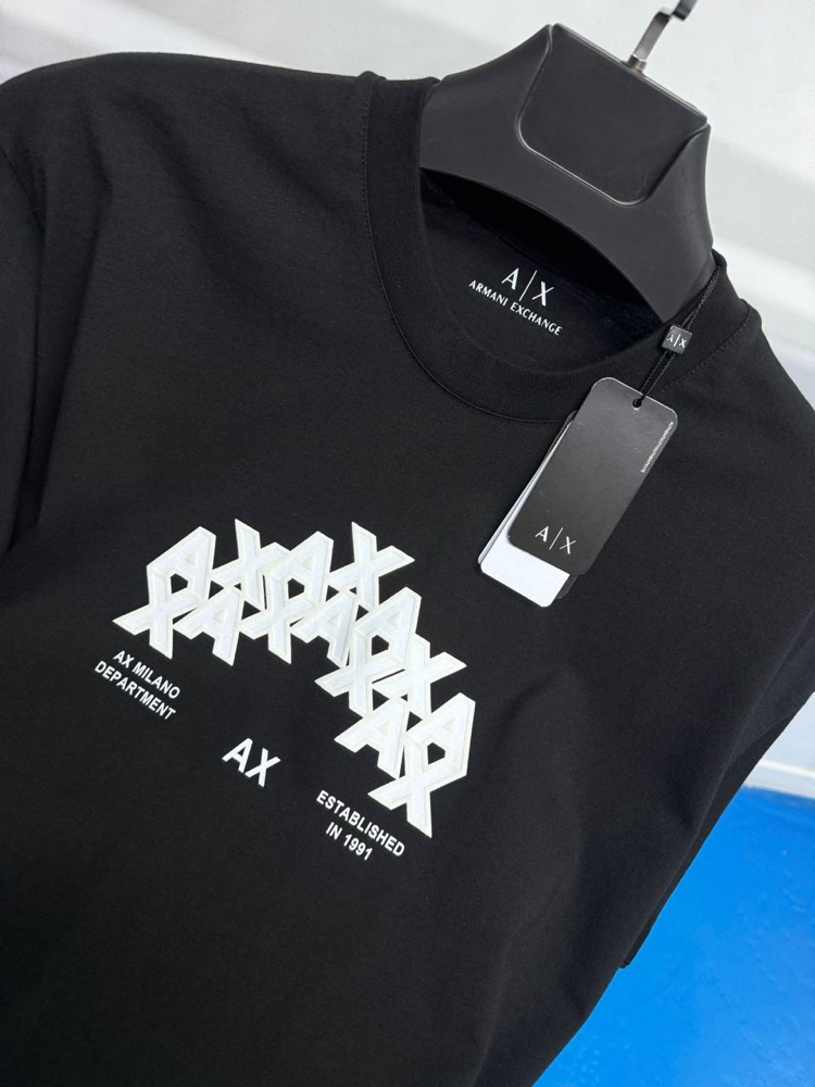 ARMANI EXCHANGE AX Logo T-shirt Siyah 