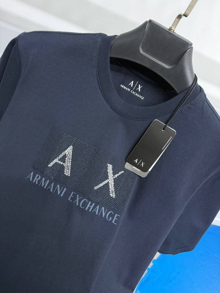 ARMANI EXCHANGE Logo T-shirt Lacivert 