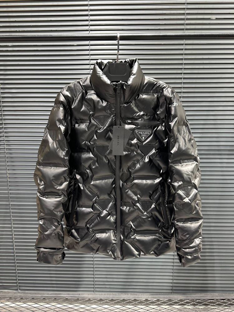 PRADA Damalı Şişme Mont
