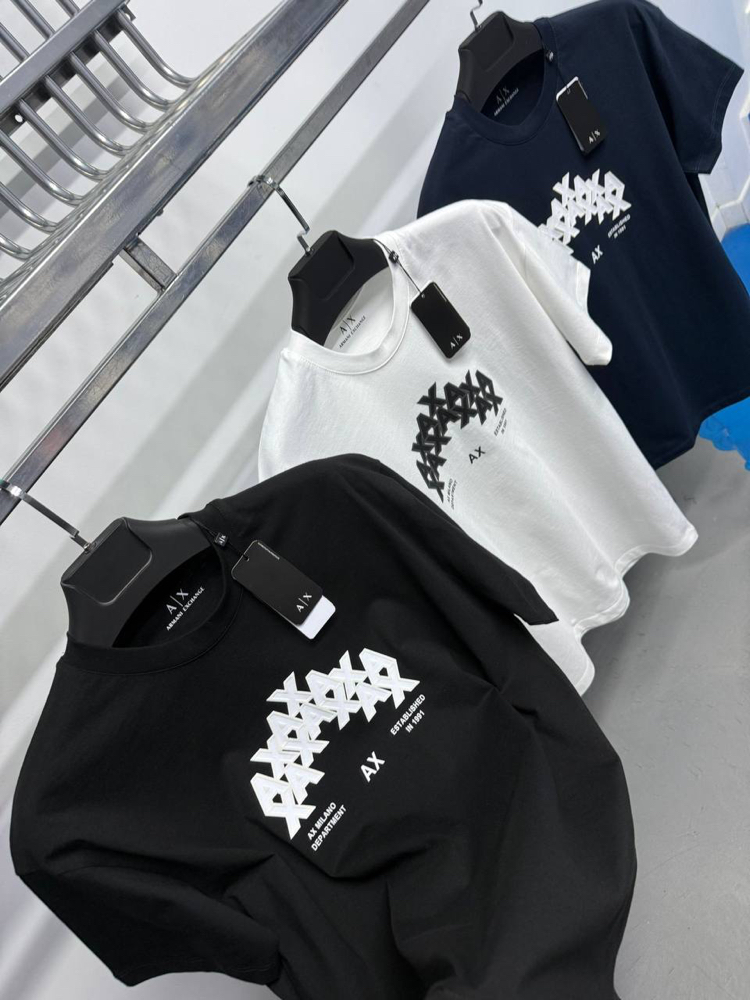 ARMANI EXCHANGE AX Logo T-shirt Siyah 