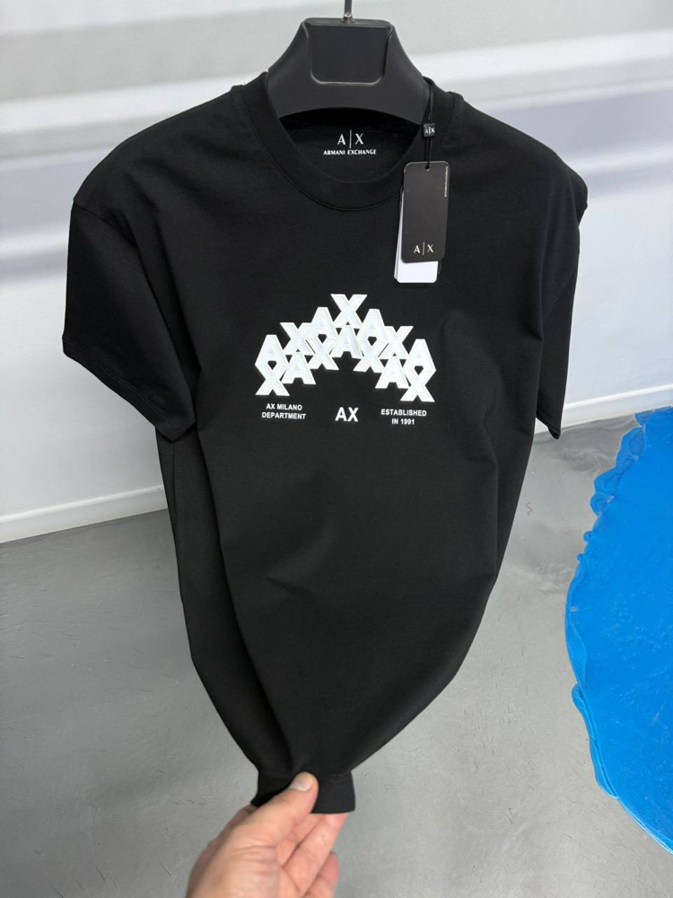 ARMANI EXCHANGE AX Logo T-shirt Siyah 
