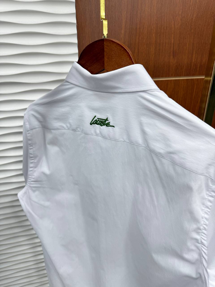 LACOSTE Slim Fit Gömlek Beyaz