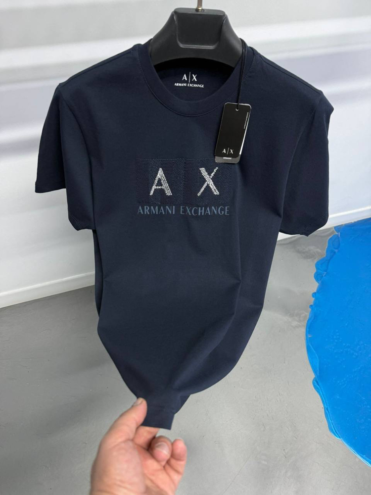 ARMANI EXCHANGE Logo T-shirt Lacivert 