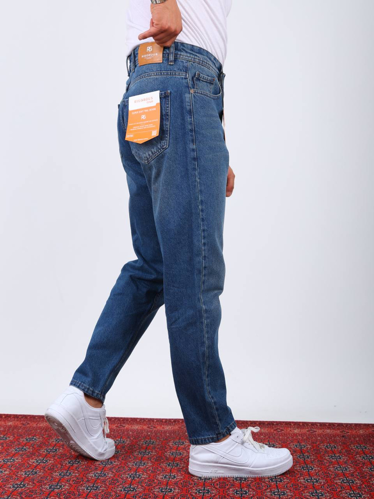 PREMIUM Washed blue Boyfriend Fit Jean