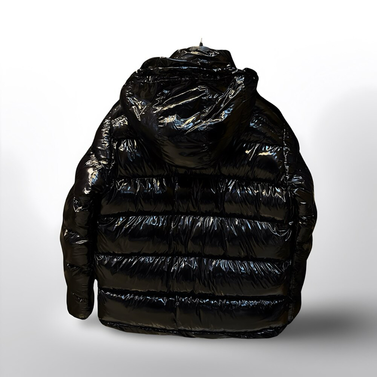 MONCLER Maya Kaz Tüyü Parlak Mont