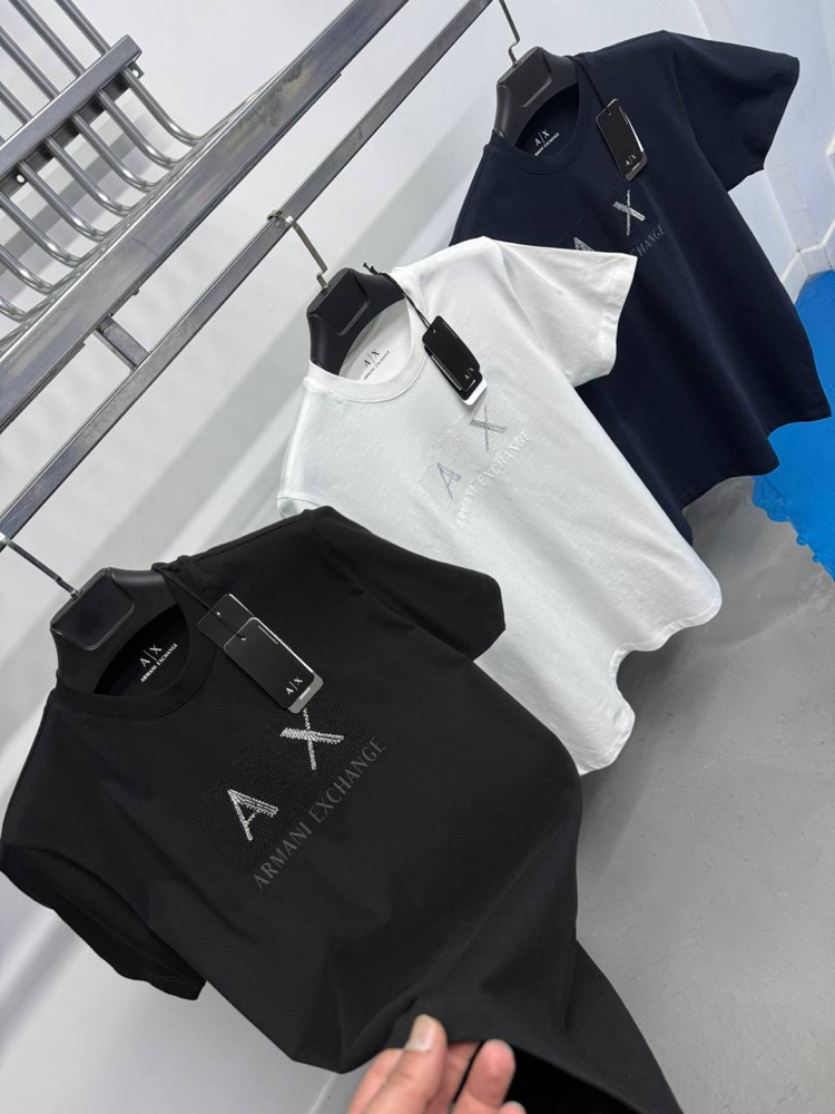 ARMANI EXCHANGE Logo T-shirt Lacivert 