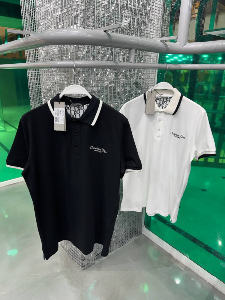 CHRISTIAN DIOR Beyaz Polo Yaka T-Shirt