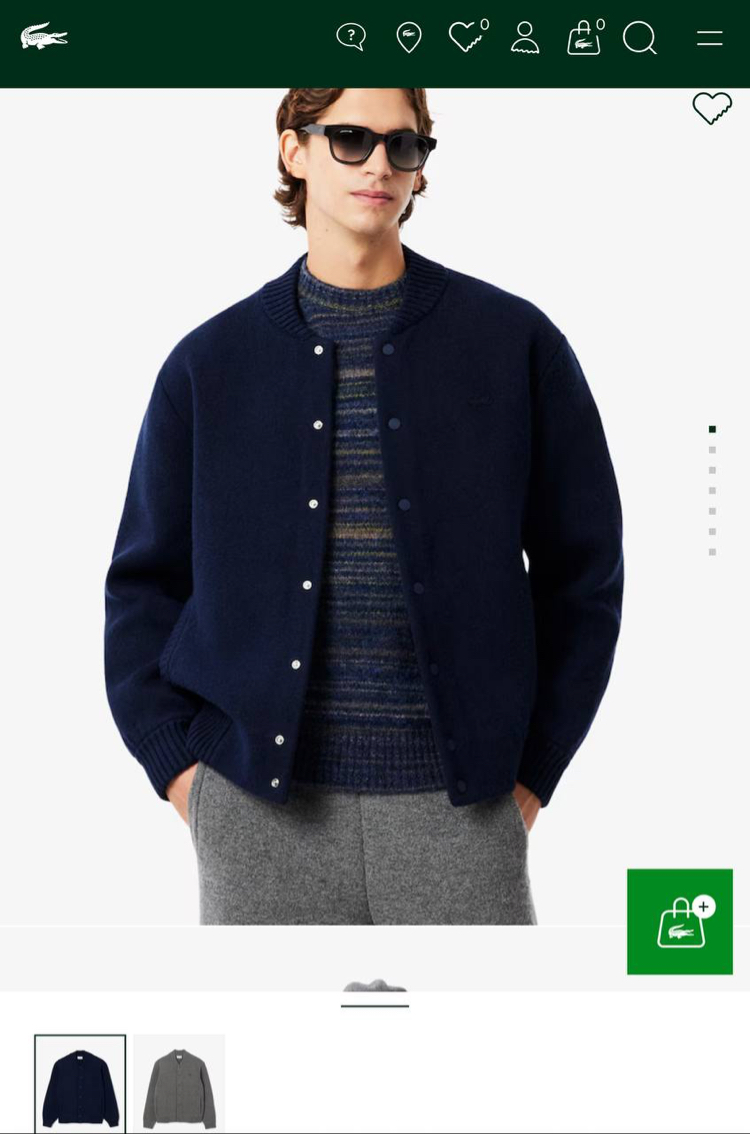 LACOSTE Button Up Knitwear Hırka