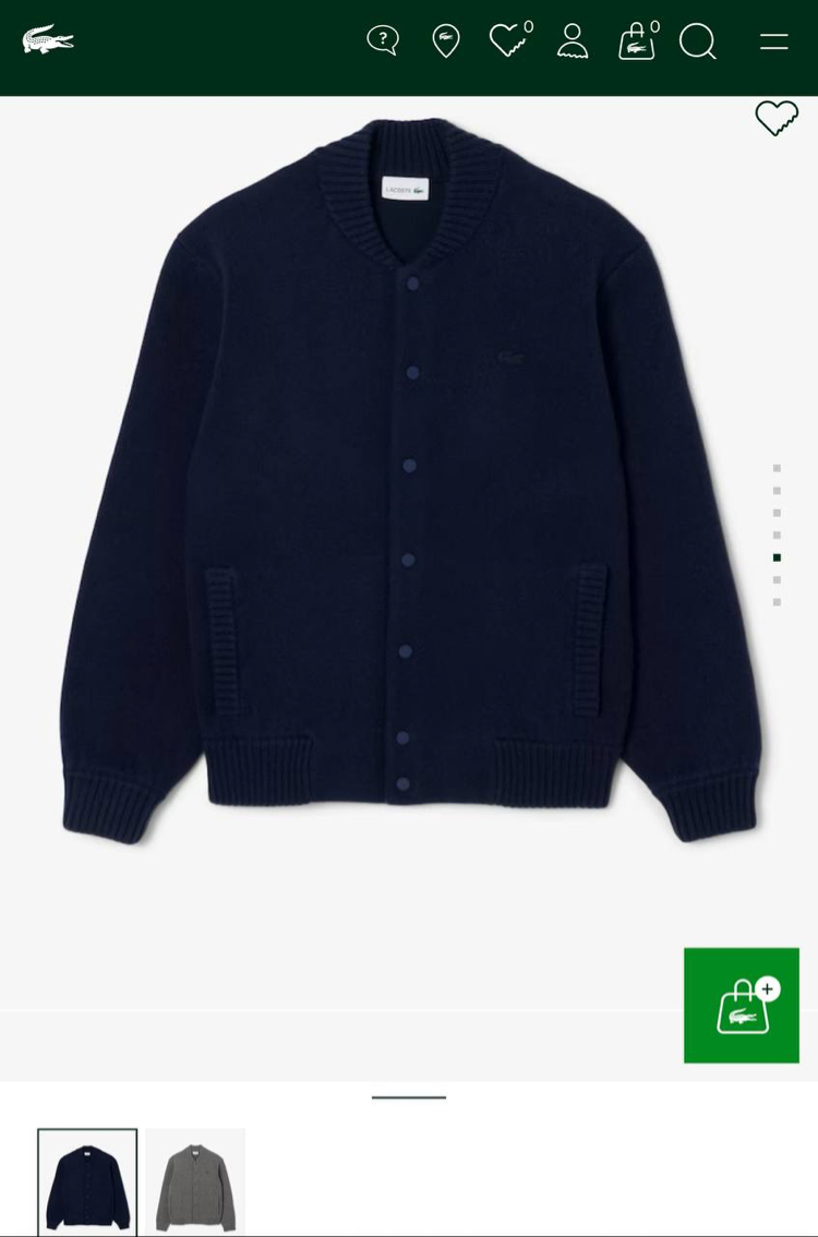 LACOSTE Button Up Knitwear Hırka