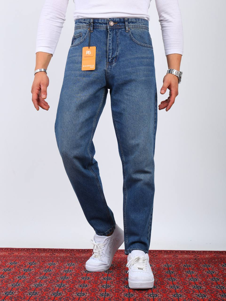 PREMIUM Washed blue Boyfriend Fit Jean