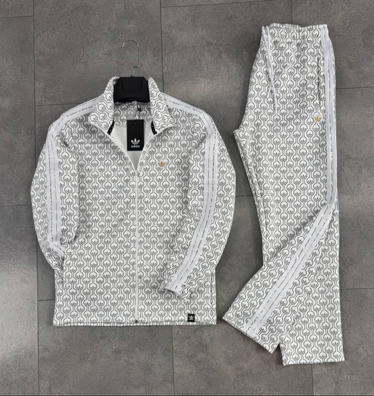 ADIDAS Monogram Eşofman Alt Beyaz