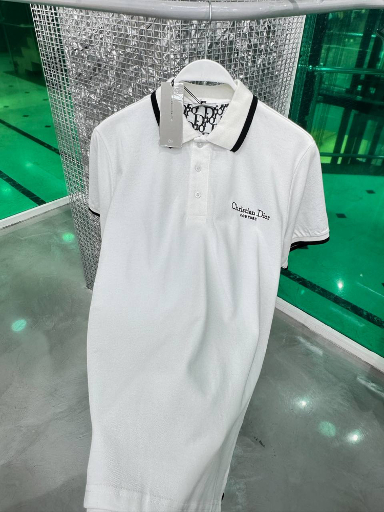 CHRISTIAN DIOR Beyaz Polo Yaka T-Shirt