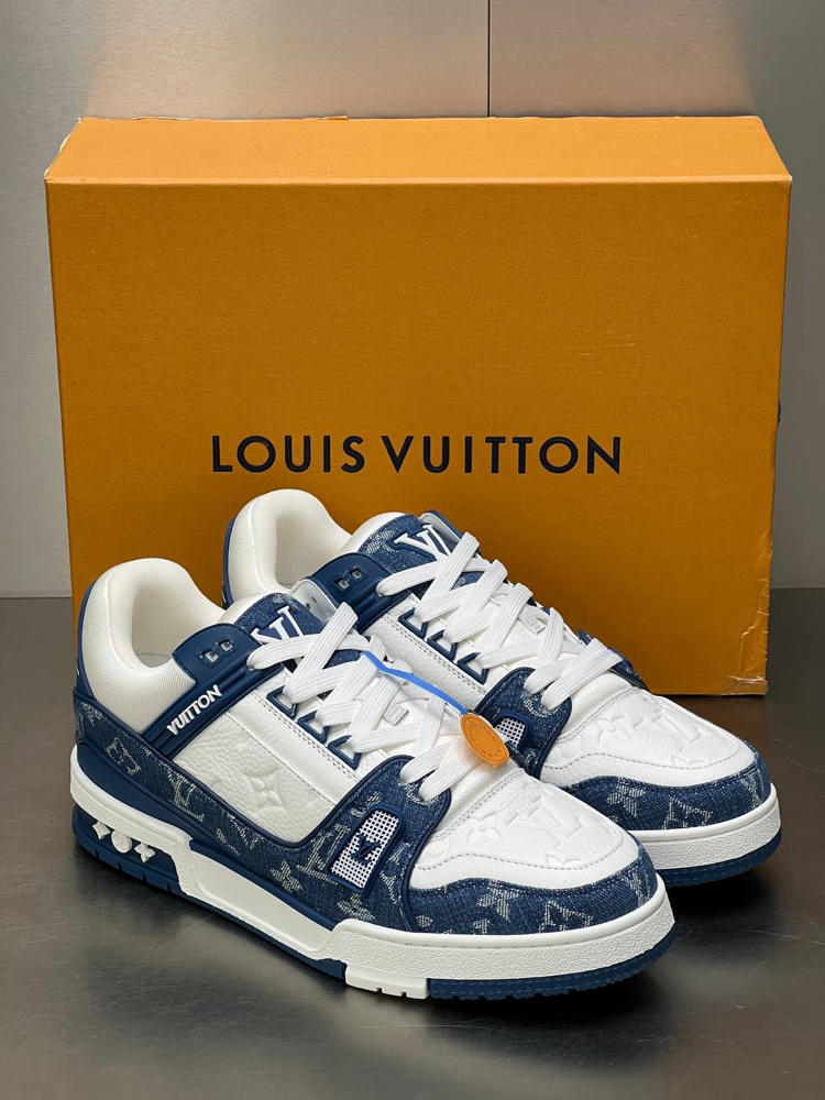 Louis Vuitton Trainer Dark Blue White