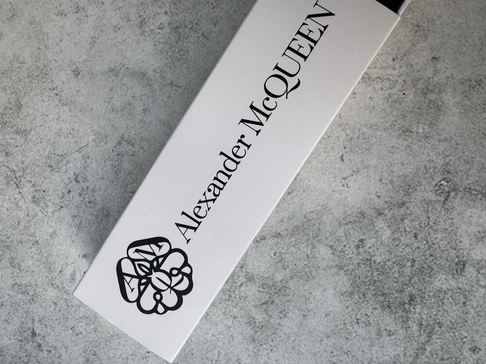 Alexander Mcqueen Siyah Beyaz Çizgili Bağcık