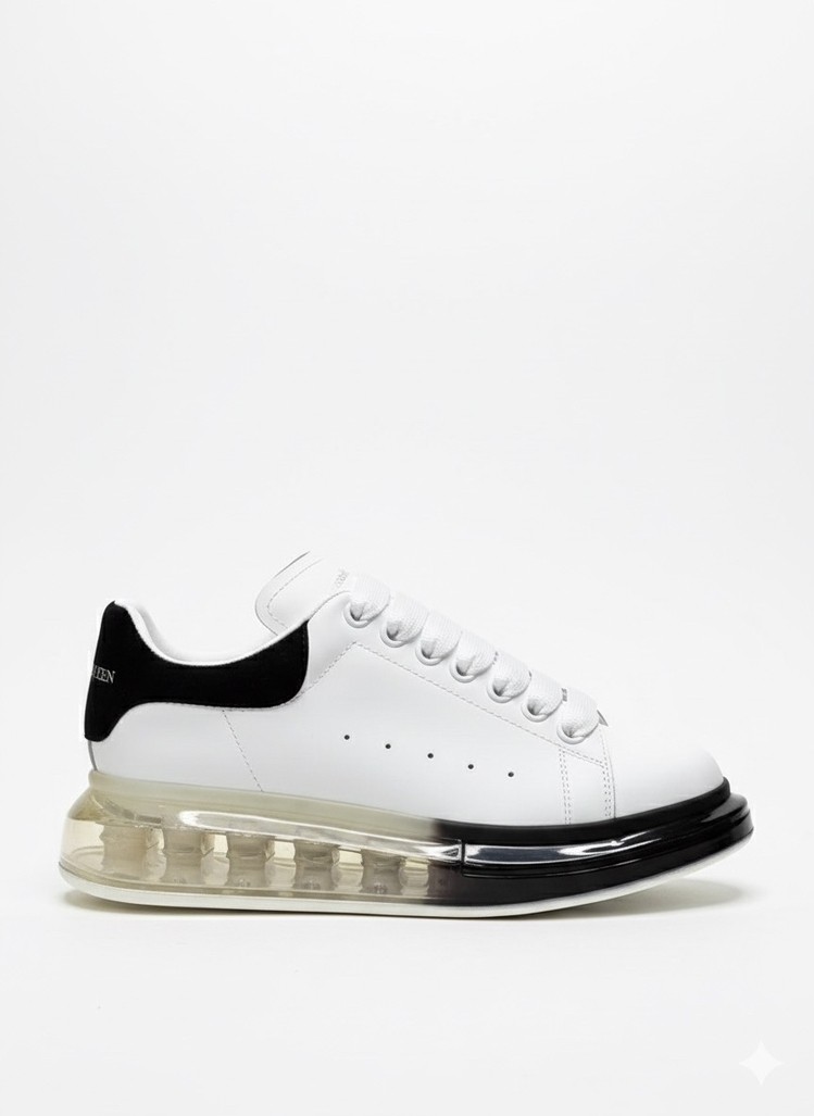 Alexander Mcqueen White Black Transparent