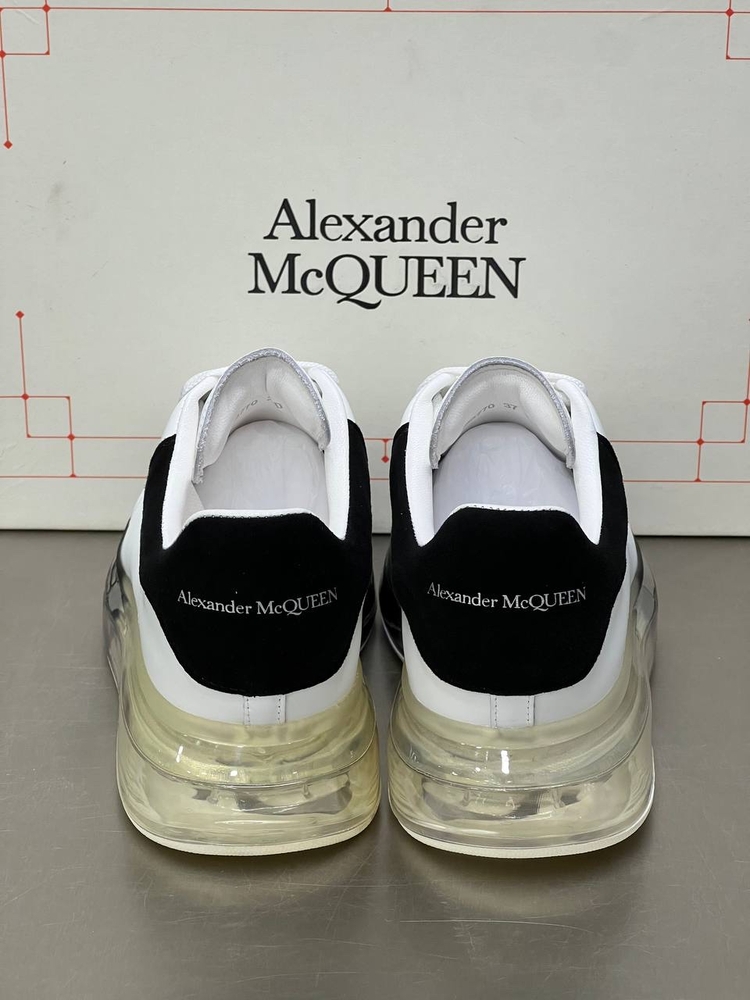 Alexander Mcqueen White Black Transparent