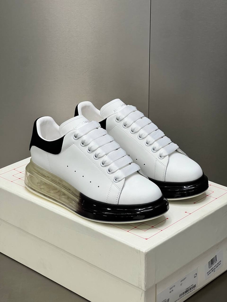 Alexander Mcqueen White Black Transparent