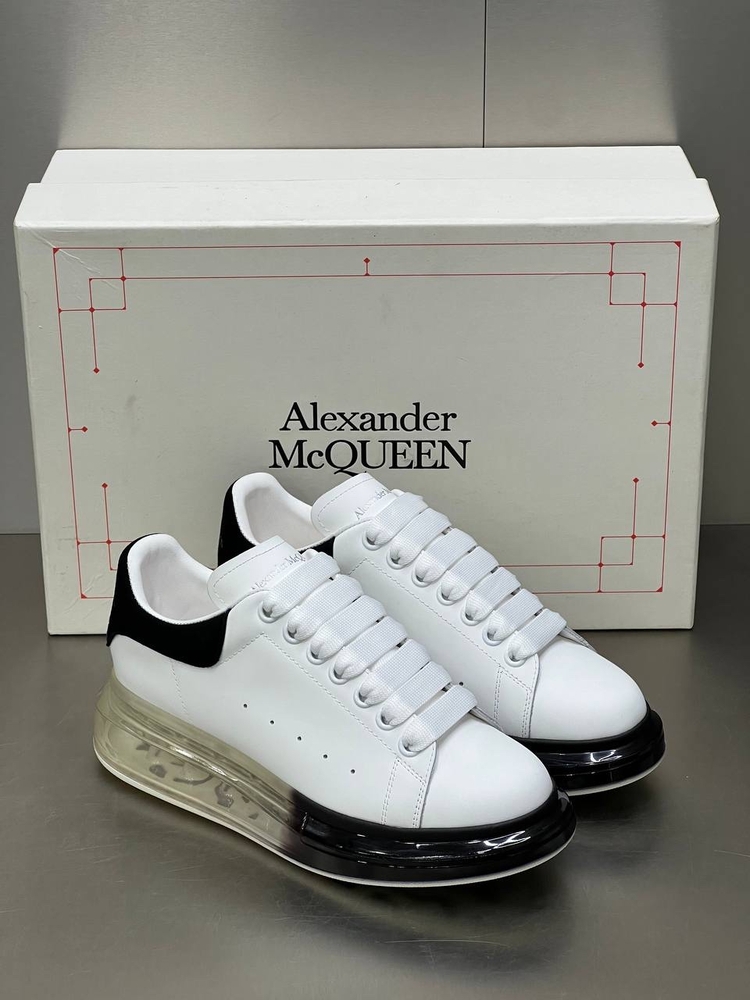 Alexander Mcqueen White Black Transparent