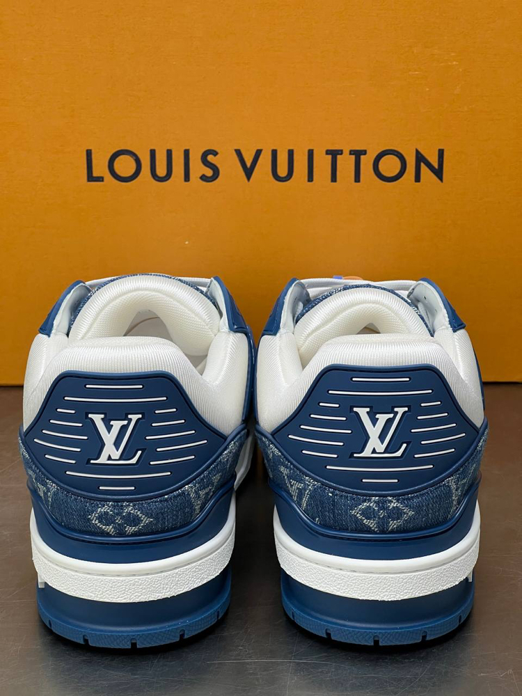 Louis Vuitton Trainer Dark Blue White