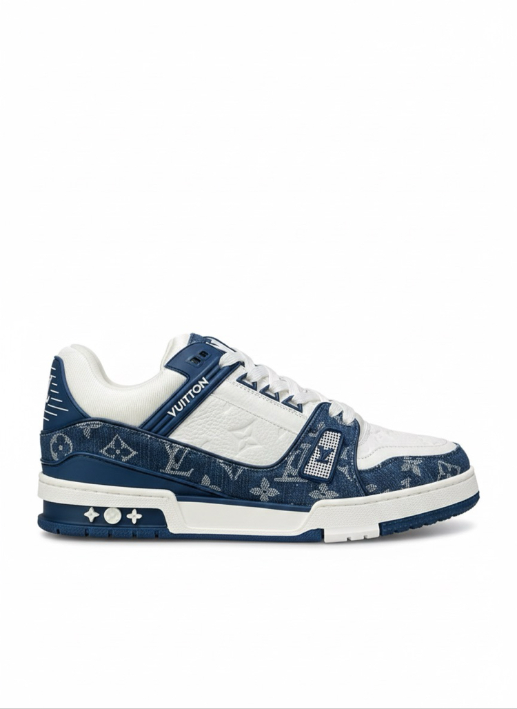 Louis Vuitton Trainer Dark Blue White