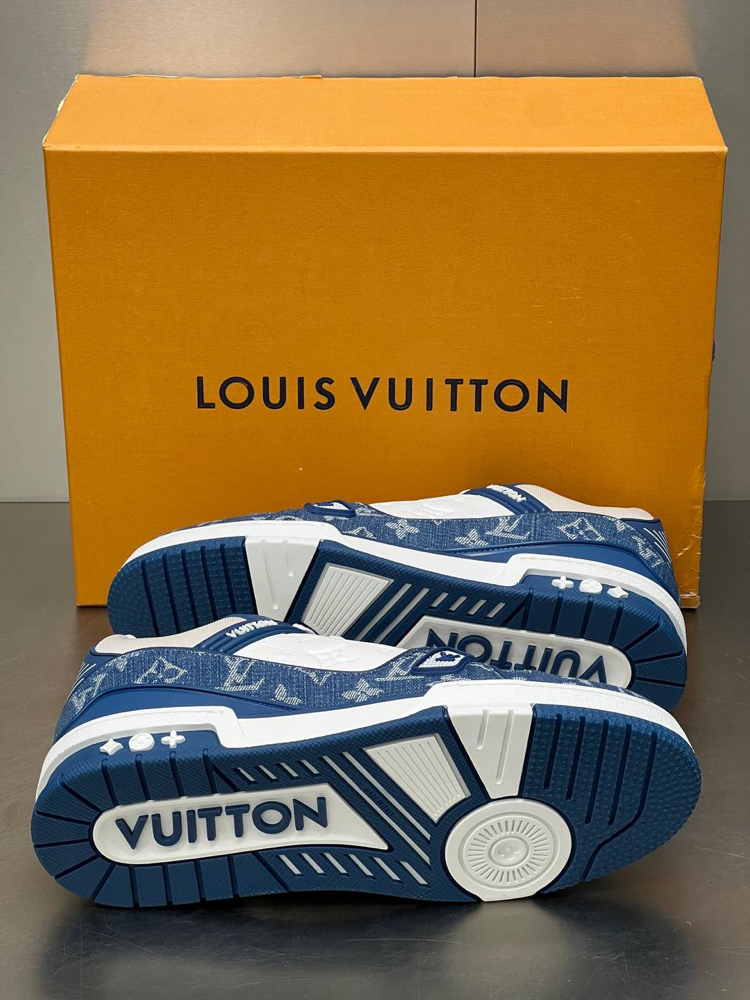 Louis Vuitton Trainer Dark Blue White