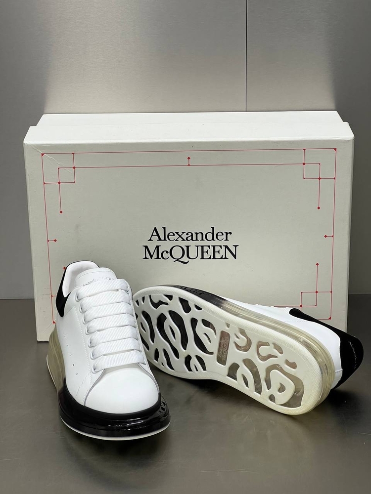 Alexander Mcqueen White Black Transparent
