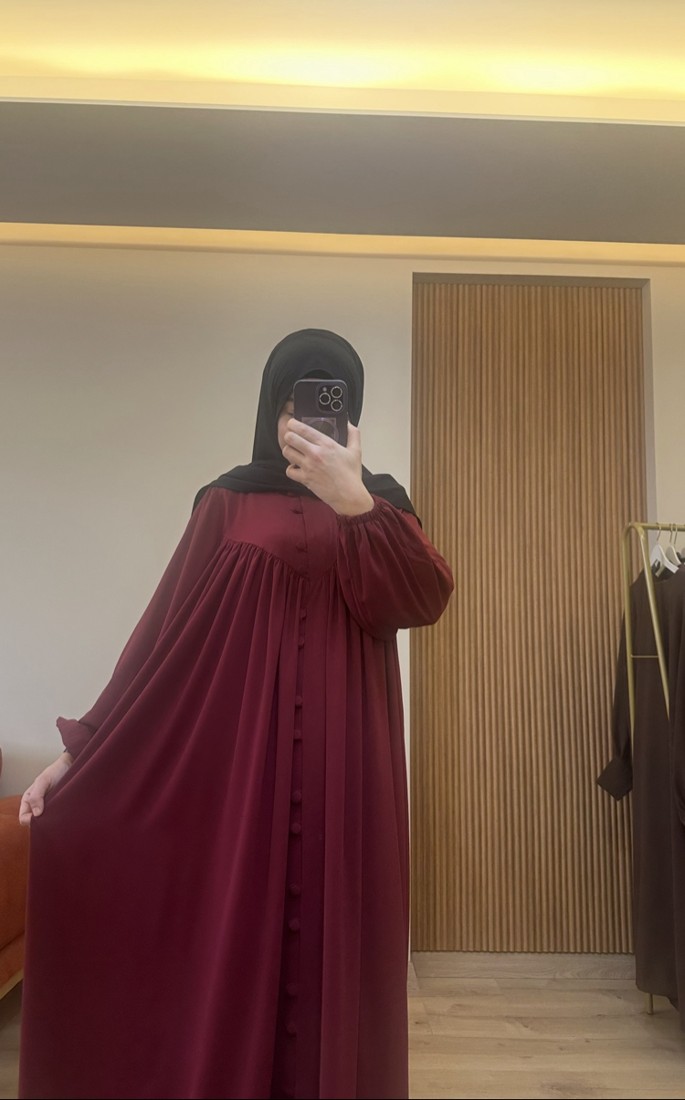 V robalı Ferace bordo (kargo ücretsiz)