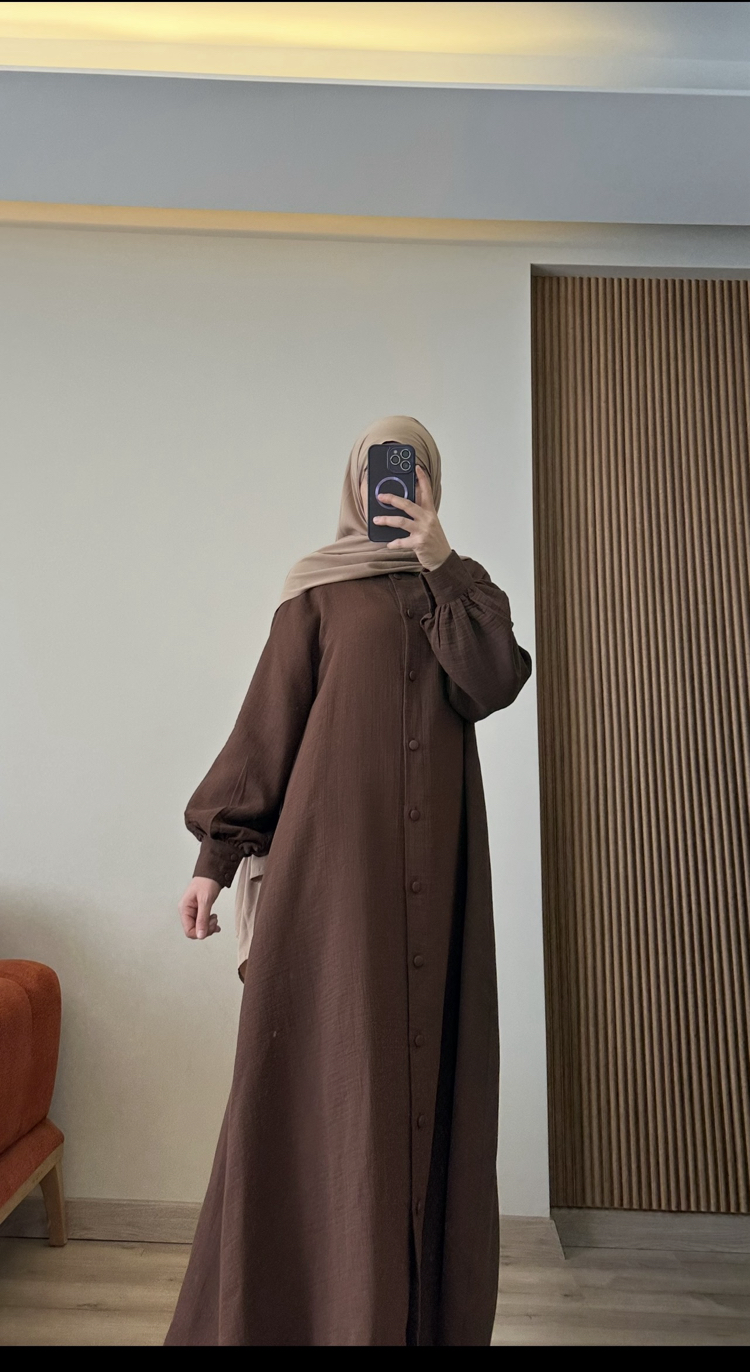 Müslin Ferace acı kahve (kargo ücretsiz )