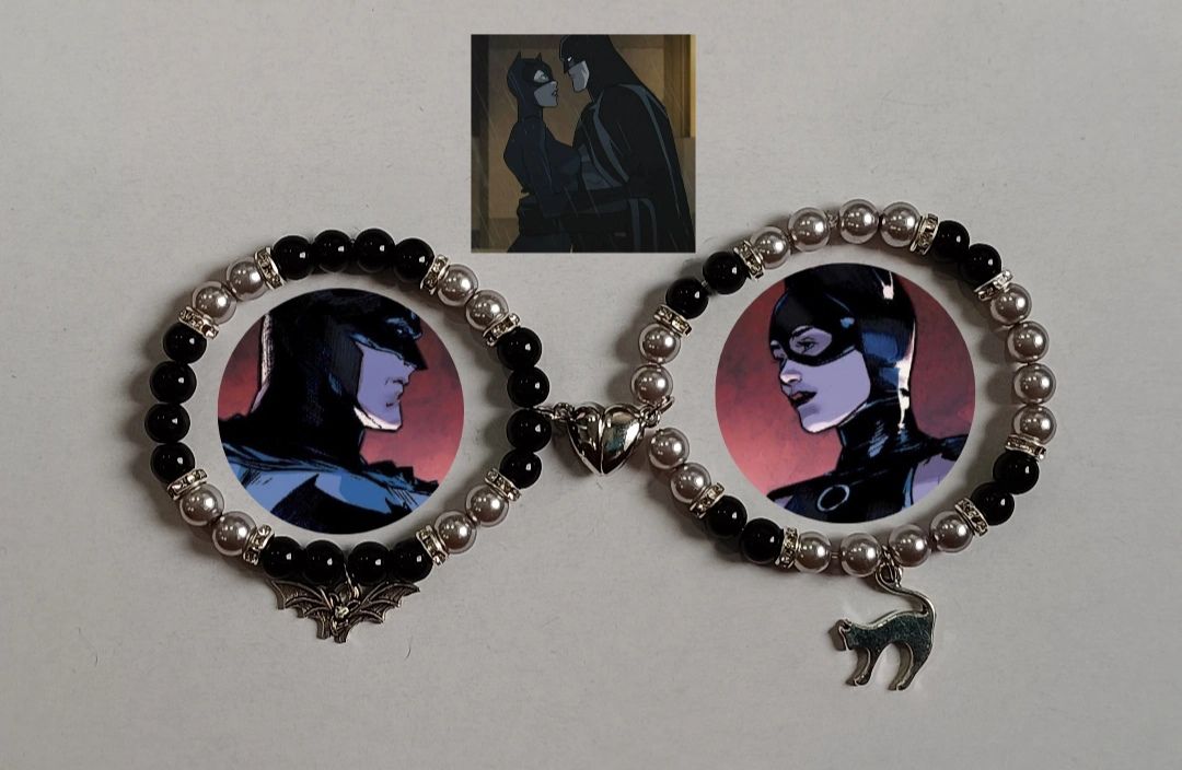batman x catwoman çift bilekliği 