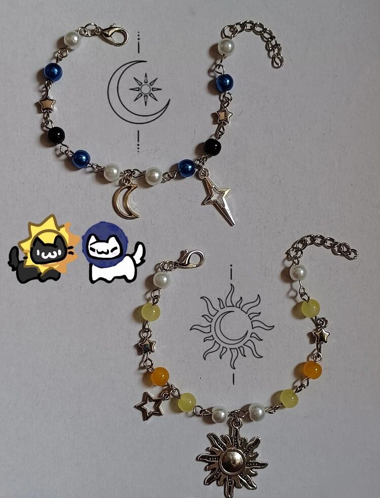 sun & moon bileklik 