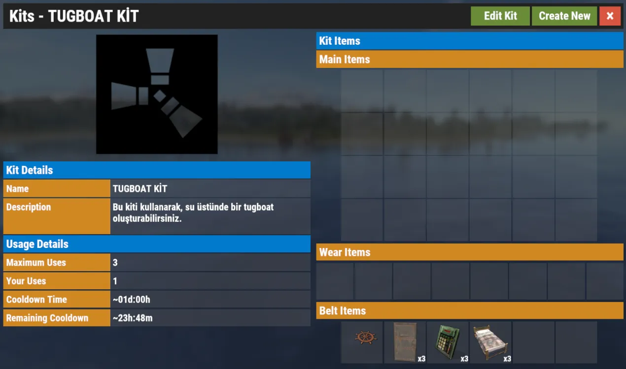 Tugboat Kit ( 1 Aylık )
